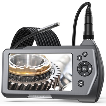 Teslong NTS150 Endoscope with 3.5" HD Monitor (7.6mm Diameter, 5m Probe)