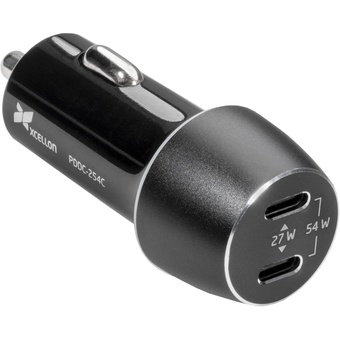 Xcellon 54W Dual USB Type-C PD Car Charger