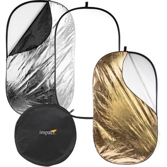 Impact 5-in-1 Collapsible Oval Reflector (42 x 72")