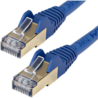 StarTech Cat6a Ethernet Cable STP (1.5m, Blue)