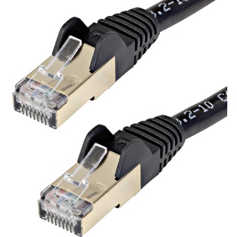 StarTech Cat6a Ethernet Cable STP (1.5m, Black)