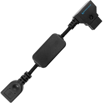 Kondor Blue D-Tap to 5V USB Converter Short Cable for V-Mount/Gold-Mount