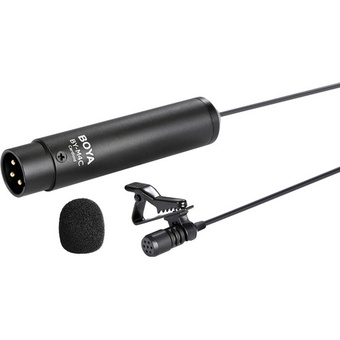 Boya BY-M4C Professional Cardioid Lavalier Microphone with XLR