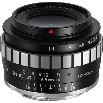 TTArtisan 23mm f/1.4 APS-C Lens for Canon EOS-M (Black & Silver)