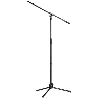 K&M 21070 Tripod Microphone Stand with Boom (Black)