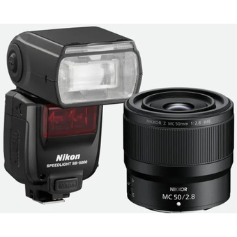 Nikon Z Micro Macro Kit MC Z 50mm f2.8 and SB-5000