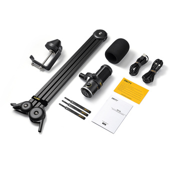Deity VO-7U USB Microphone - Boom Arm Kit (Black)