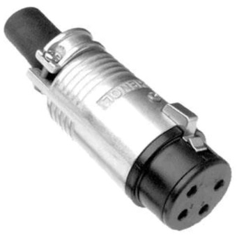 Amphenol EP Series Cable Connector (6 Pole, 11 Pin, Silver)