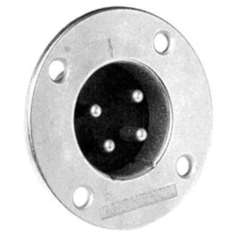 Amphenol EP Series Chassis Connector (4 Pole, 14 Pin, Silver)