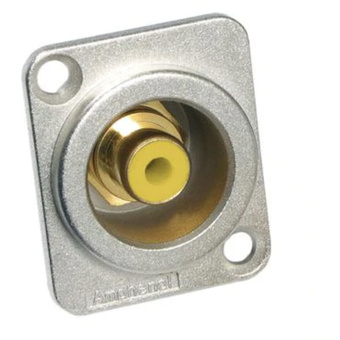 Amphenol RCA Series Cable Connector (Yellow)