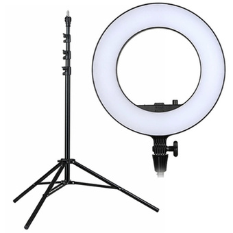 Godox LED Ring Light 36cm Kit with Light Stand (Black)