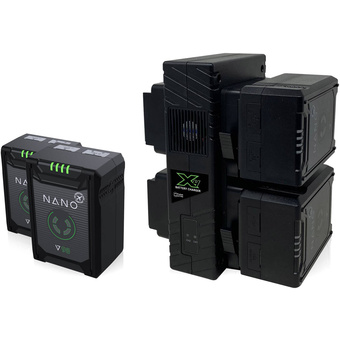 Core SWX Compact NANO Micro 98Wh 4-Battery & Charger Kit (V-Mount)