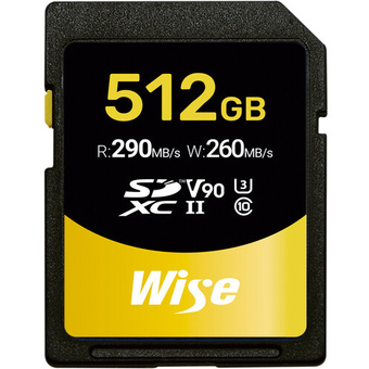 Wise Advanced 512GB SD-N UHS-II SDXC Memory Card