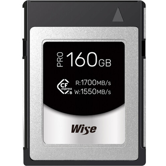 Wise Advanced CFX-B Series CFexpress Type B Memory Card (160GB)