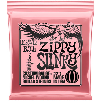 Zippy Slinky Nickel Wound Electric Guitar Strings 7 - 36