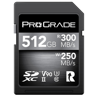 ProGrade Digital SDXC UHS-II V90 Memory Card (512GB)