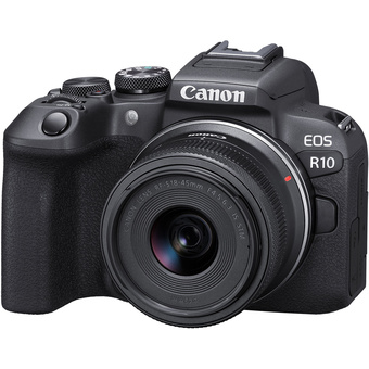 Canon EOS R10 Mirrorless Camera with RF-S 18-45mm f/4.5-6.3 IS STM Lens