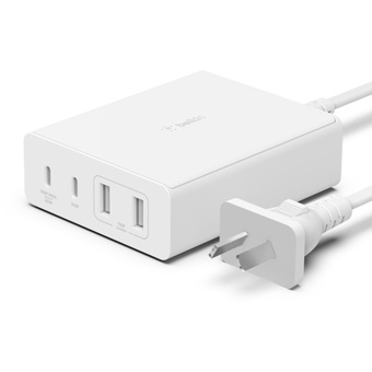 Belkin 108W 4-Port USB-C Charger (2m, White)