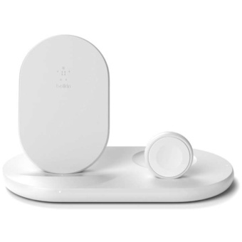 Belkin Boost Charge 3-in-1 Induction Charger (White)
