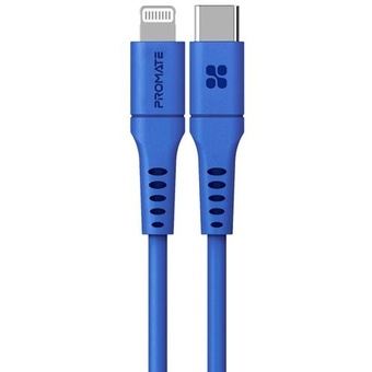 Promate Powerlink USB-C to Lightning Cable (3m, Blue)
