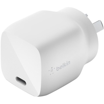 Belkin BOOST CHARGE 30W USB-C GaN Wall Charger (White)