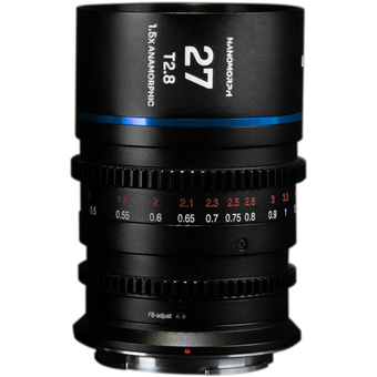 Laowa Nanomorph Anamorphic 27mm T2.8 1.5x S35 Lens (E Mount, Blue)