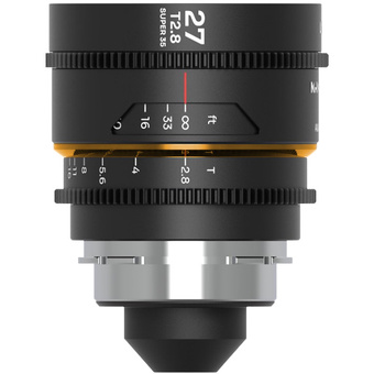 Laowa Nanomorph Anamorphic 27mm T2.8 1.5x S35 Lens (PL Default + EF Mount, Amber)