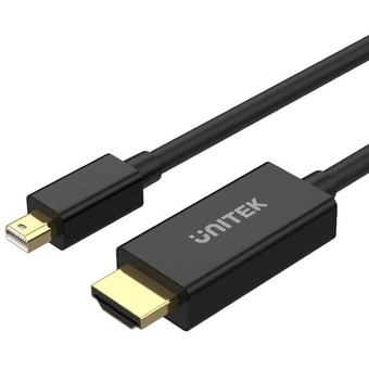 UNITEK Mini DisplayPort Male to to HDMI Male Adapter Cable (2m)