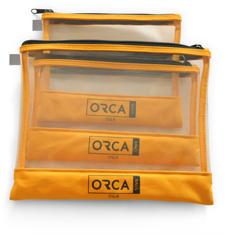 Orca OR-599 Transparent Accessories Pouch Set