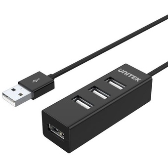 UNITEK USB-A 2.0 4-Port High Speed Hub with Data Transfer