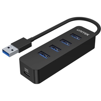 UNITEK USB 3.0 4-Port Hub with USB-A Connector Cable