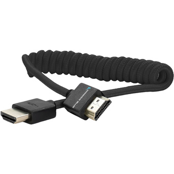 Kondor Blue Coiled HDMI Cable (Black, 30.5 to 61cm)