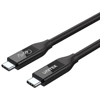 UNITEK 0.8m USB-C to USB-C 4.0 Cable. Supports up to 40Gbps