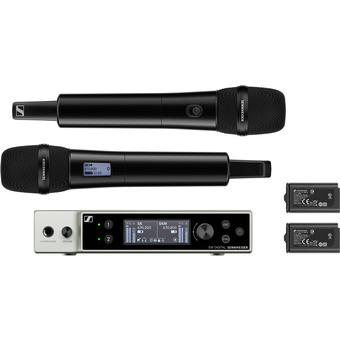 Sennheiser EW-DX 835-S SET Digital Wireless System with Two Handheld Mics & MMD 835 Capsules (S4-10)