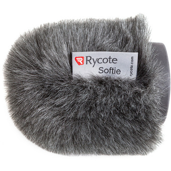 Rycote Standard Hole Classic Softie Wind-Screen (7cm, 1.9 to 2.2cm Diameter Hole, Grey)