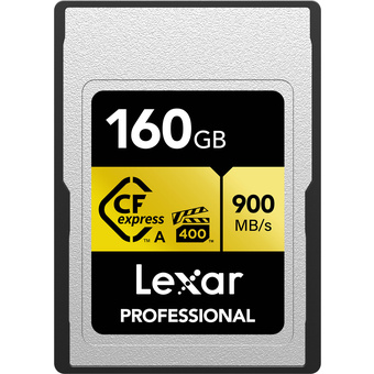Lexar 160GB Professional CFexpress Type A Card GOLD Series