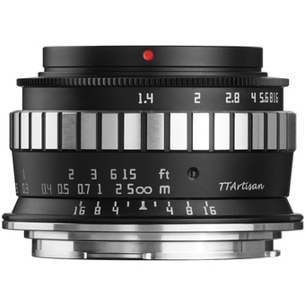 TTArtisan 23mm f/1.4 Lens for Canon RF (Black & Silver)