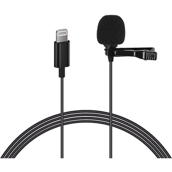 Comica Audio CVM-V01SP(MI) Omnidirectional Lightning Lavalier Microphone for iOS Devices (4.5m)
