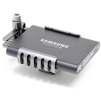 Kondor Blue T5/T7 Samsung SSD Holder for Blackmagic Pocket Cine Camera & Z Cam Cages (Space Grey)