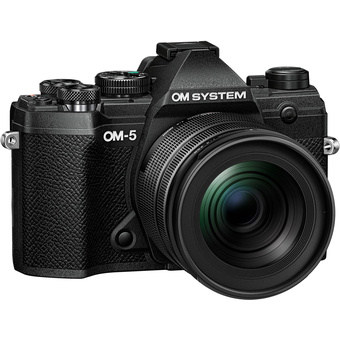 OM System OM-5 Mirrorless Camera w/ 12-45mm Lens (Black)