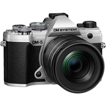 OM System OM-5 Mirrorless Camera w/ 12-45mm Lens (Silver)