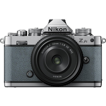 Nikon Z fc Mirrorless Digital Camera with Nikkor Z 28mm f/2.8 Lens (Chalk Blue)