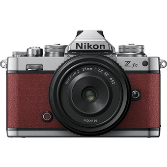 Nikon Z fc Mirrorless Digital Camera with Nikkor Z 28mm f/2.8 Lens (Crimson Red)