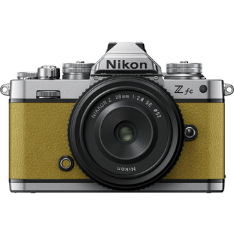 Nikon Z fc Mirrorless Digital Camera with Nikkor Z 28mm f/2.8 Lens (Mustard Yellow)