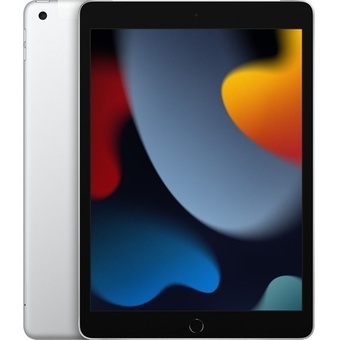 Apple 10.2" iPad (9th Gen, Wi-Fi + Cellular, Silver, 64GB)