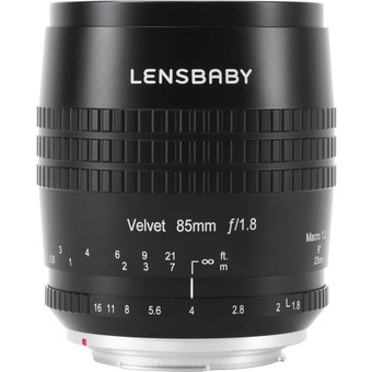 Lensbaby Velvet 85mm f/1.8 Lens for Nikon Z (Black)