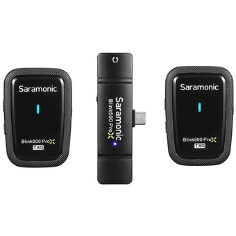 Saramonic Blink500 ProX Q6 2.4GHz Dual-Channel Wireless Microphone System (2TX, USB-C)