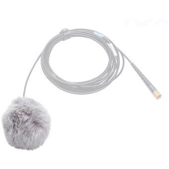 K-Tek Airo Fuzzy Windscreen for Lavalier Microphone (Grey, 10-Pack)