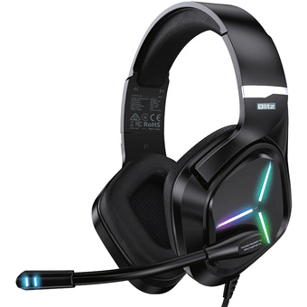 Vertux Blitz 7.1 Surround Sound Gaming Headphones (Black)