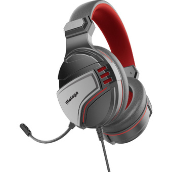 Vertux Malaga Amplified Stereo Wired Gaming Headset (Red)